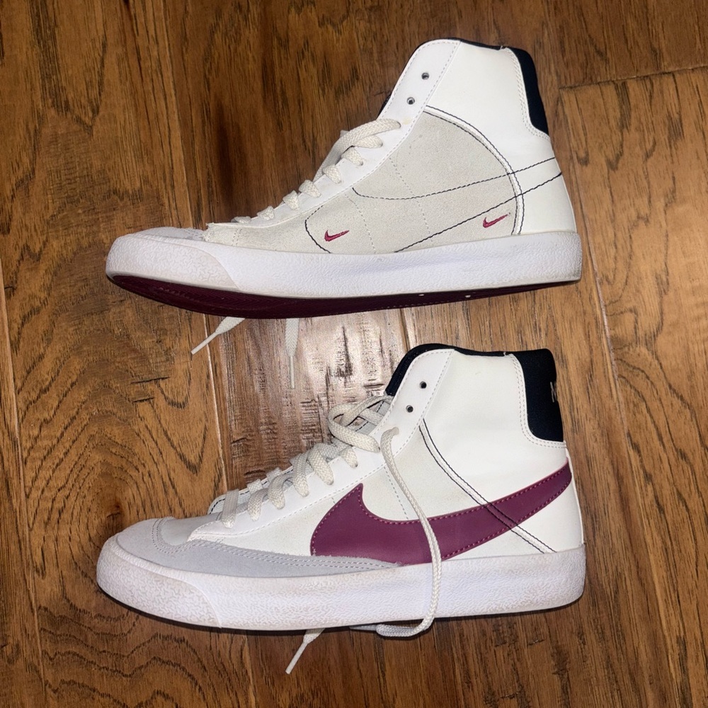 Nike kids Blazer mid maroon